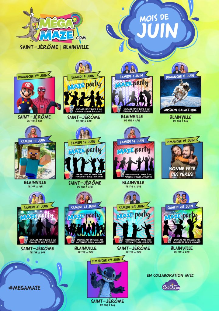 calendrier juin 2025
